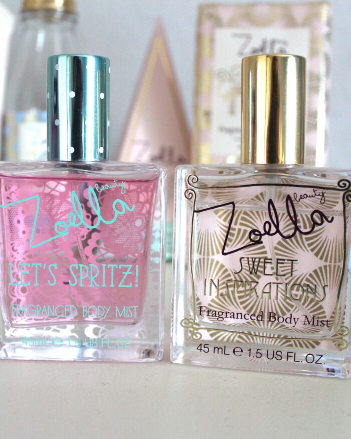 A photo of the Zoeela beauty body mists
