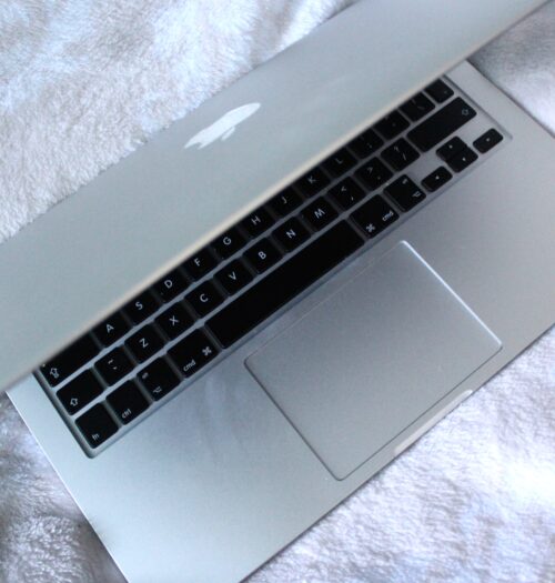 A photo of my macbook