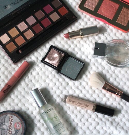 A photo of some of my favourite beauty products