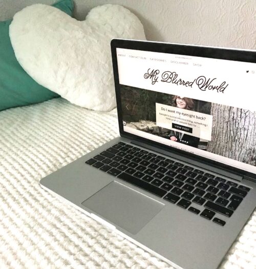 My blog on a macbook
